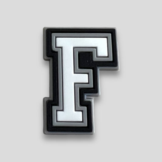 F | Black & White Letters