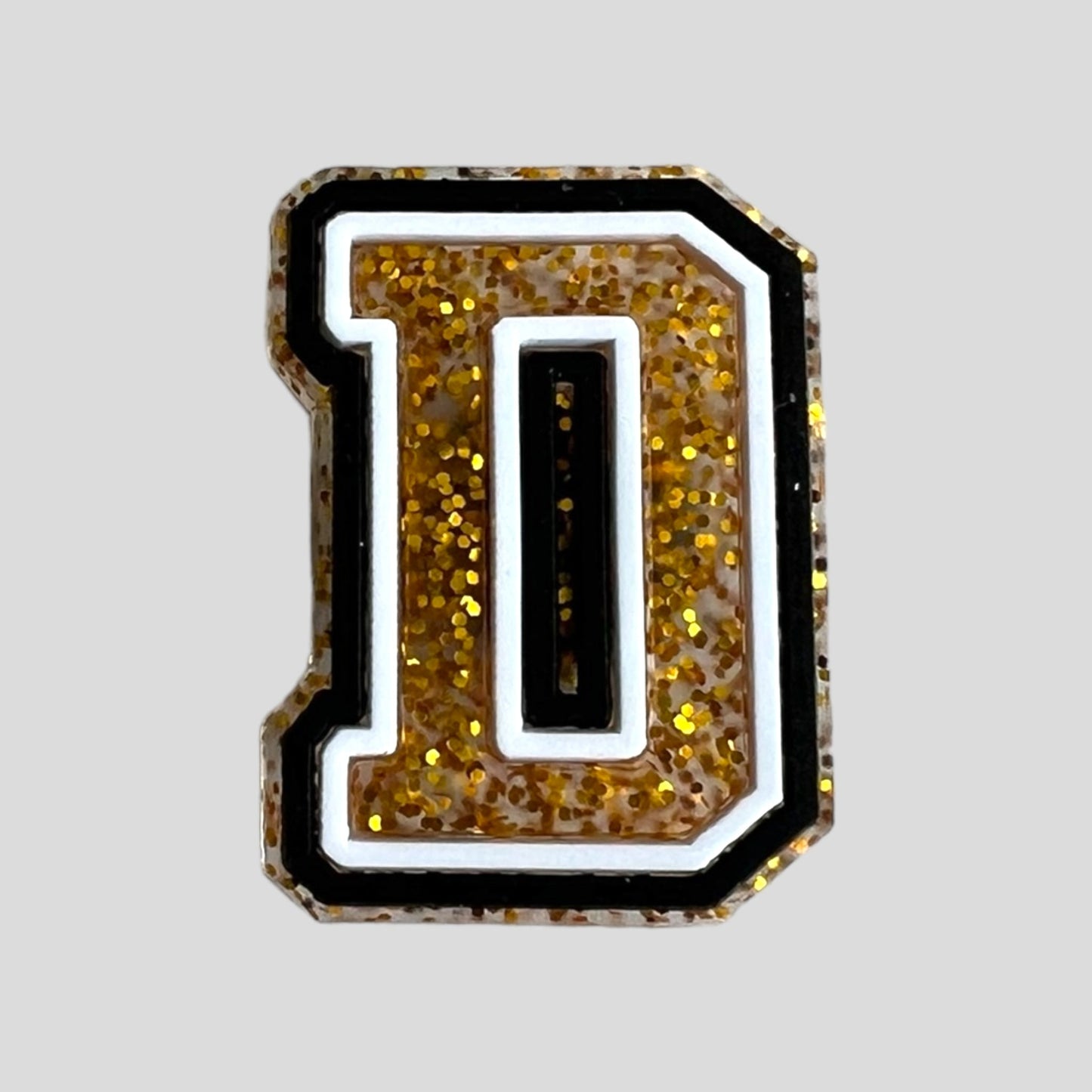 D | Gold Glitter Letters